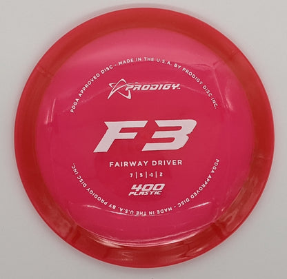 Prodigy F3 Fairway (400 plastic)